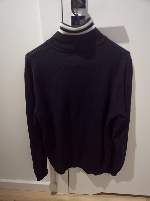 Sweter męski szary Reserved bawełniany golf