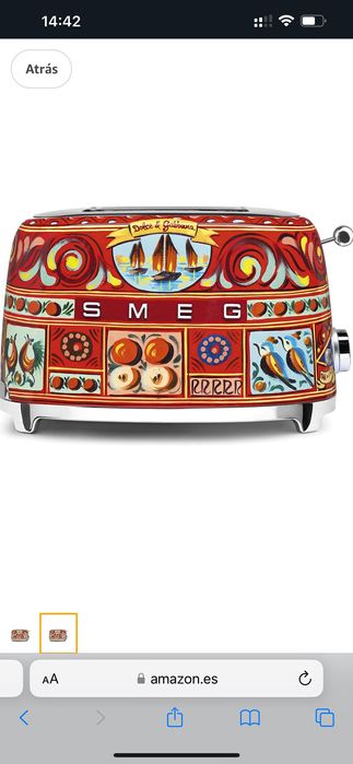 Torradeira Dolce e Gabbanna nova