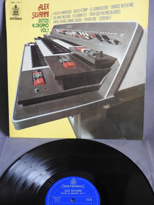 Alex Silvanni Exitos Al Organo Vol.1 1976 LP пластинка Испания EX