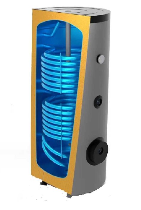 Zasobnik, bojler 200l. emaliowany z 2 wężownicami