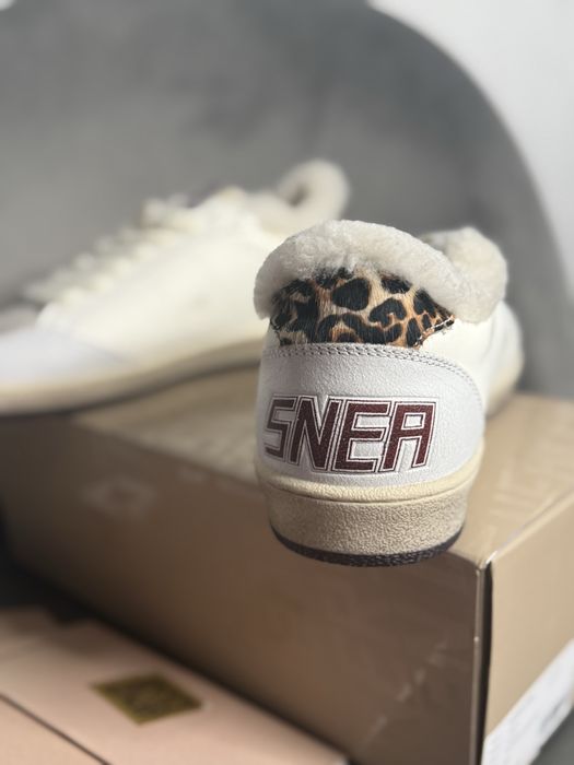 Кеды с мехом голден гуз golden goose меховые кеды кроссовки зимние жен