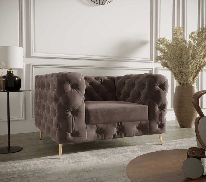 Sofa Kanapa Elegancka Glamour Chesterfield EN Meble