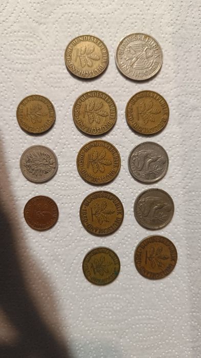 Monety z  RFN pfennig