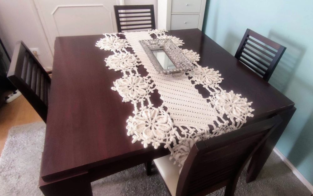 Mesa jantar + 4 cadeiras