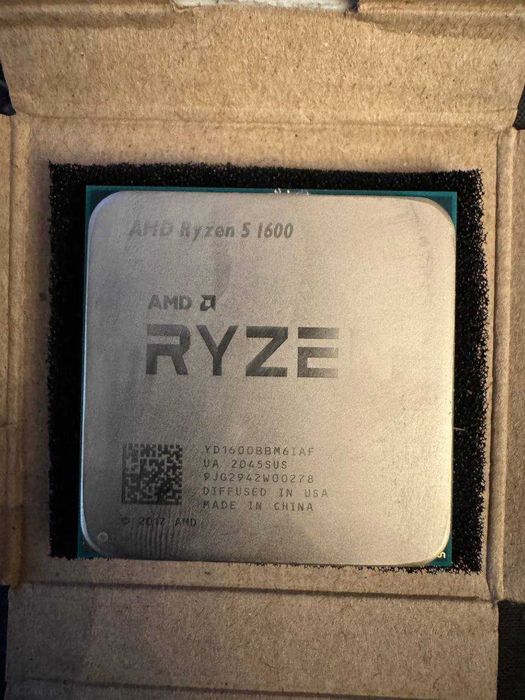 Ryzen 5 1600 6 яд + кулер AMD + 8GB DDR4 Kingston HyperX Fury + корпус
