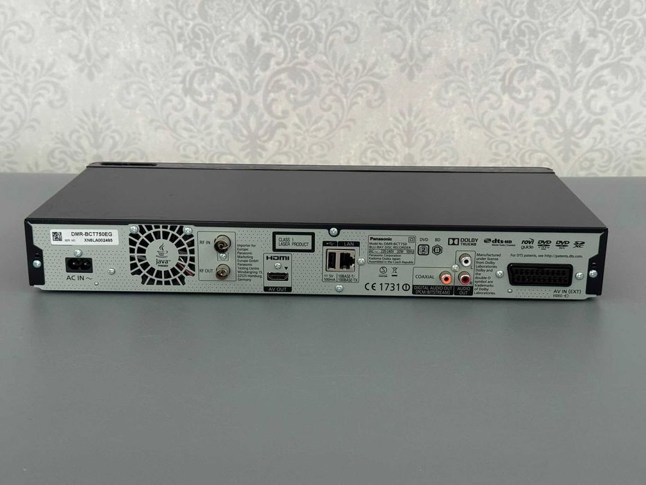 Odtwarzacz Blu-ray DVD CD HDD Panasonic DMR-BCT750