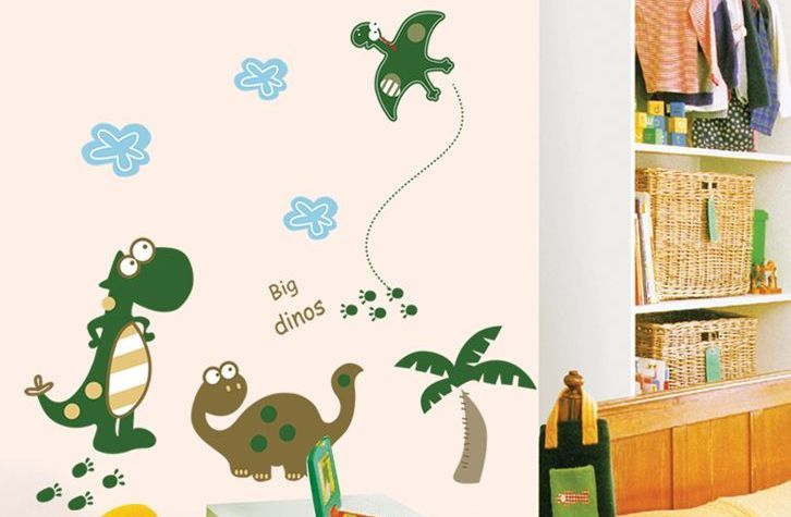Naklejka na ścianę Dinozaury WS-0016