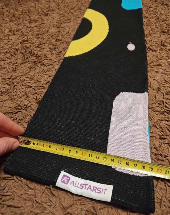 Стильный яркий шарф в рубчик ALLSTARSIT (198x19см)