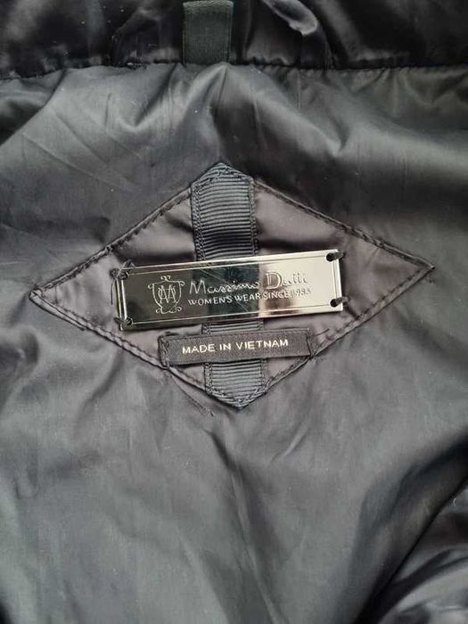 Massimo Dutti damska długa kurtka ,pikowany płaszcz  rozm M