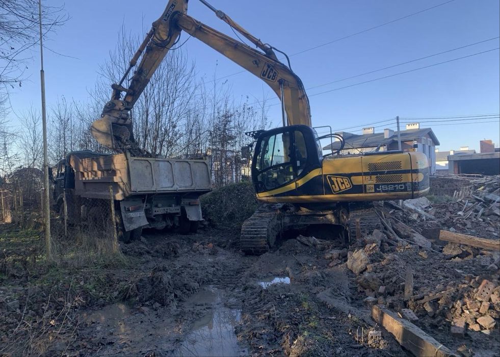 Послуги екскаватора JCB 220 Аренда полноповоротного экскаватора