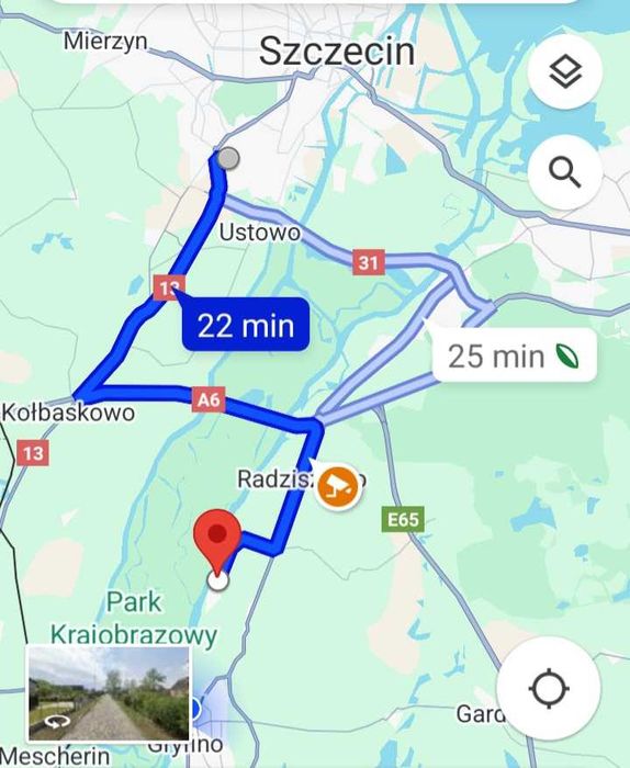 Działka i 2141m2 Żabnica koło Gryfino 20 min do  Szczecin