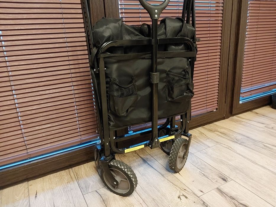 Amazon Basics Wózek do Ogrodu Do Użytku na Zewnątrz Składany