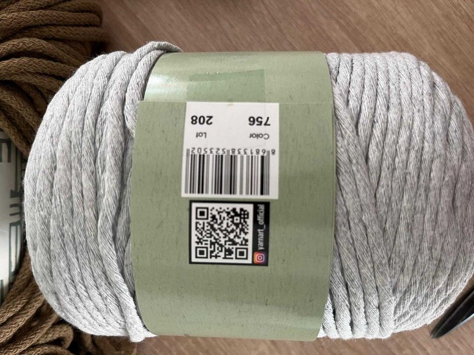 Zestaw do macrame/sznurek/drewniane koraliki