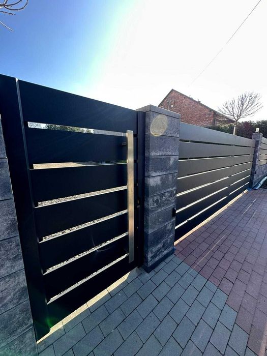 Ogrodzenie palisadowe lamele poziome palisada pozioma PRODUCENT!