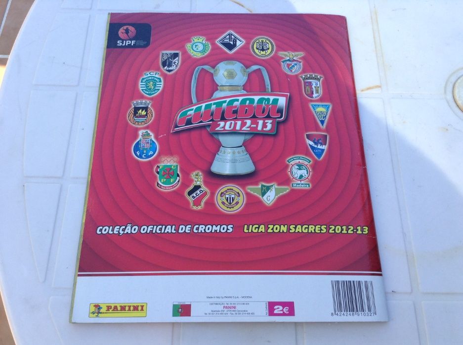 Caderneta Liga PORTUGUESA 2012-13 - Futebol PANINI completa -cromos