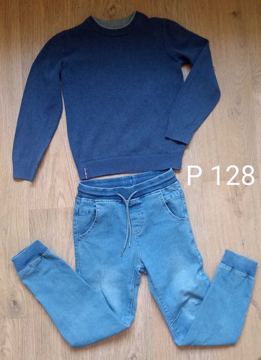 Джинсы и свитер 128