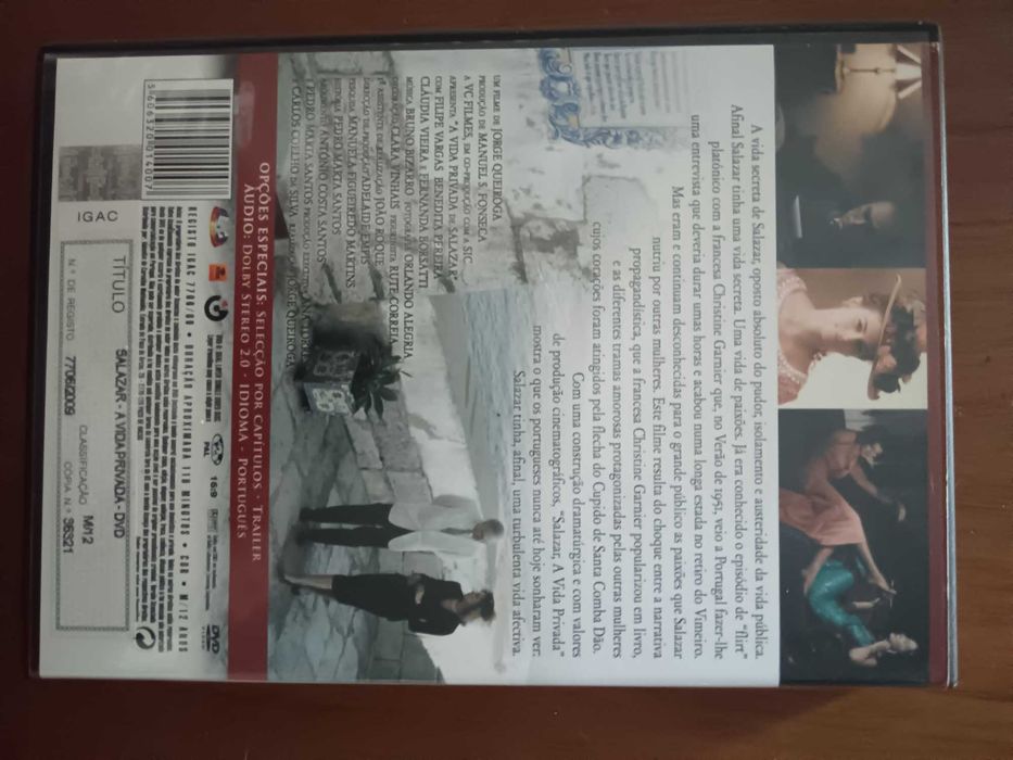 filme dvd original - a vida privada de Salazar