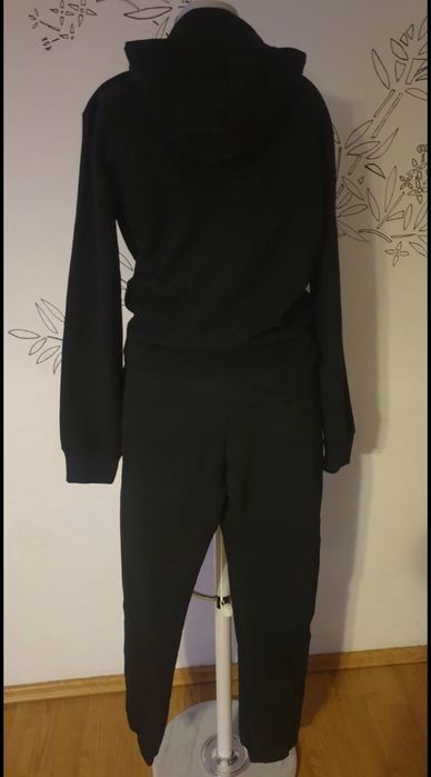 Dres 2XL Boss bluza spodnie ocieplany z kapturem czarny