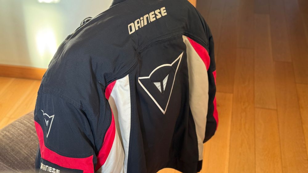 Blusão para Moto Dainese em kevlar e carbono XL