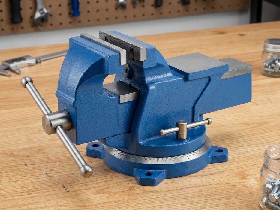 NOWE Imadło Ślusarskie 125 mm Z Kowadłem Obrotowe Solidne [DARMOWA WYSYŁKA]