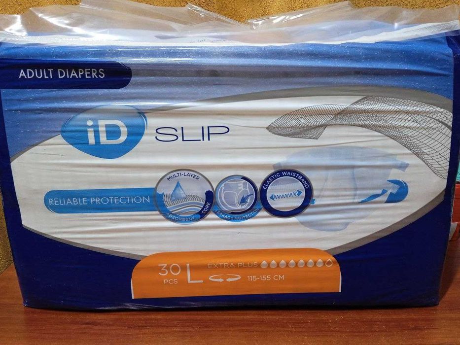 Підгузки  iD Slip Extra Plus  30шт