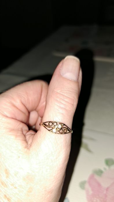 Pierścionek, złoto 585