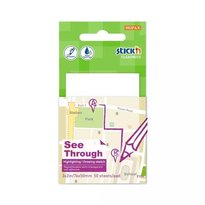 Notes samoprzylepny 51x76mm 50 kart.. Stick'n. Nowy Produkt