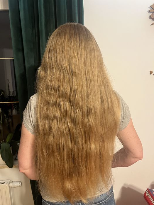 Wlosy dziewicze, słowiańskie, blond