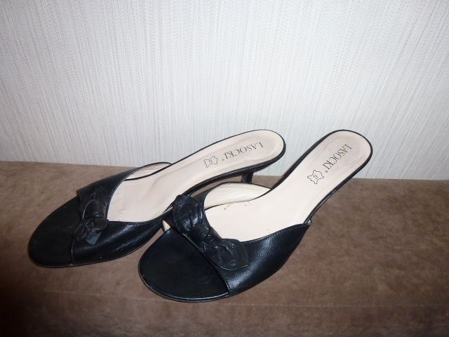 Klapki ,buty LASOCKI 41 skóra czarne