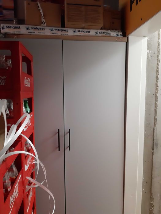 szafa szara 2drzwiowa 1-2szt 110x32x200