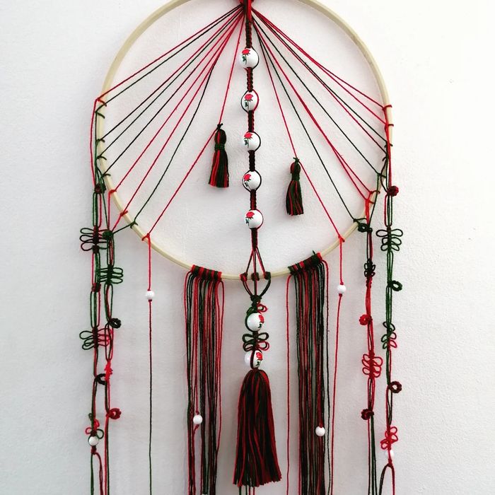Painéis decorativos em Macramé