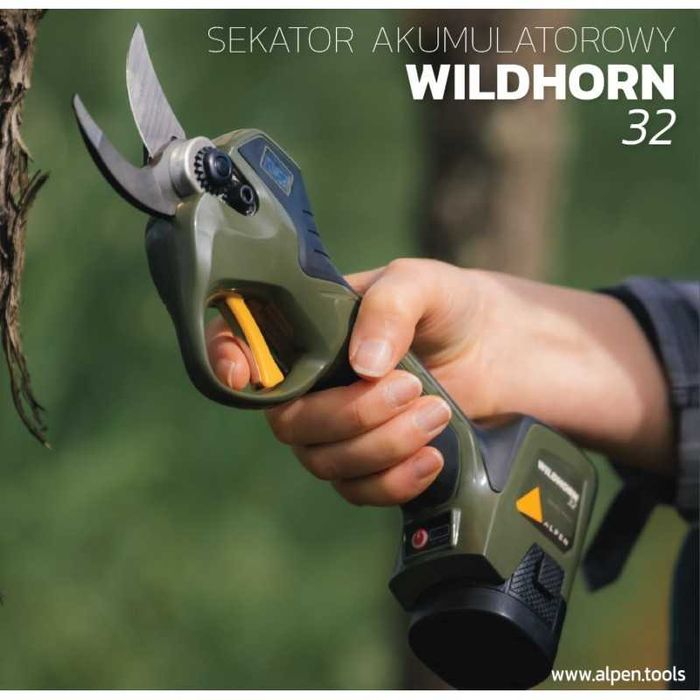 Sekator akumulatorowy Alpen WILDHORN 32 ostrze FELCO! Nowa cena!