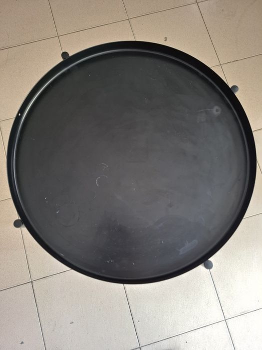 Mesa-tabuleiro, preto, 45x53cm modelo GLADOM