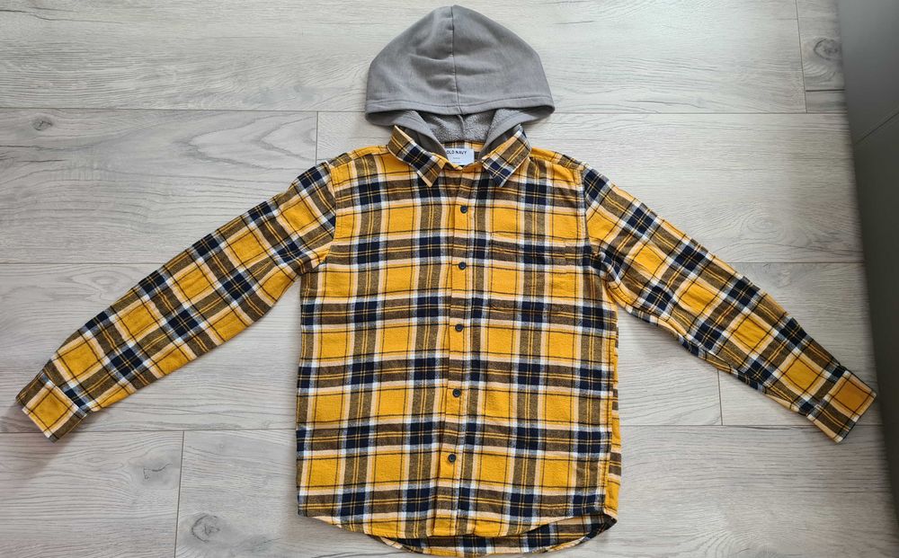 Рубашка Old Navy в клеточку для мальчика размер 13-14 лет рост 158см