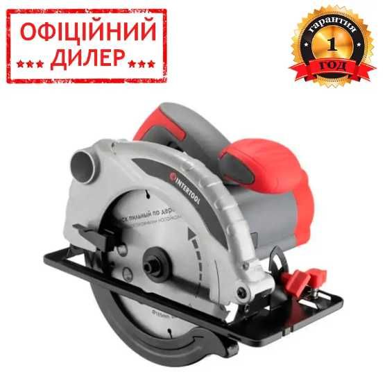 Пила дисковая по дереву Intertool DT-0613 (1.3 кВт, 185 мм, 57 мм)