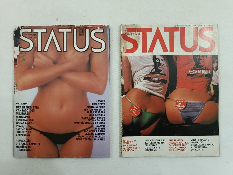 10 Revistas STATUS (Brasil) eróticas