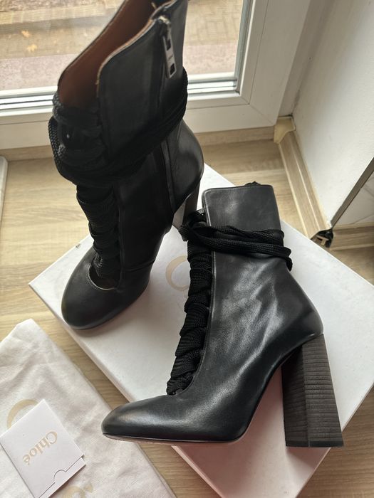 botki sznurowane Chloe 40