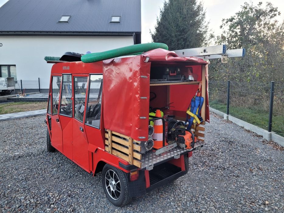 Melex wózek elektryczny Straż OSP PSP MDP pojazd specjalny 48v