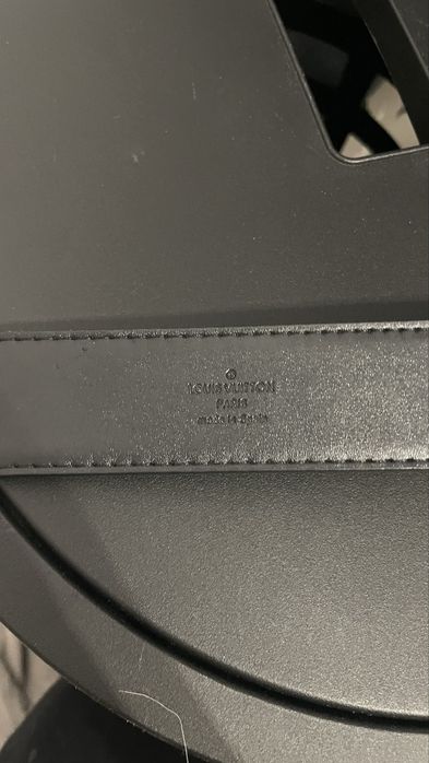 Pasek Louis vuiton Czarny