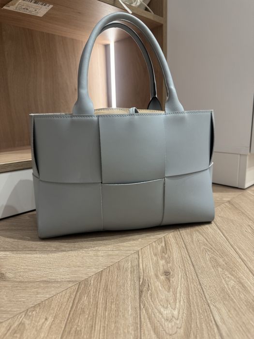 Сумка жіноча Gianni Notaro блакитна, шкіряна