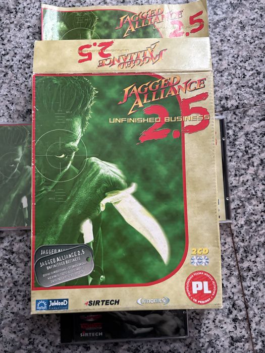 Jagged alliance 2,5 big box pl plus jagged alliance 2 z cd action