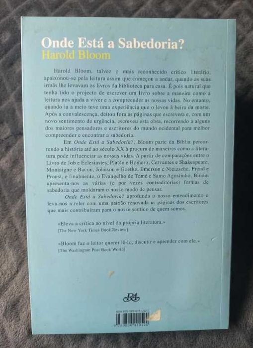 Onde Está a Sabedoria? - Harold Bloom