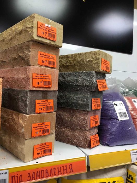 Цегла червона рядова М100, м125, облицовочный кирпич, цегла силікатна