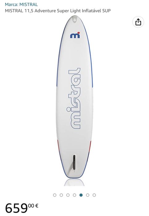 Prancha Paddle Mistral Sup Race 11,5 (nova)