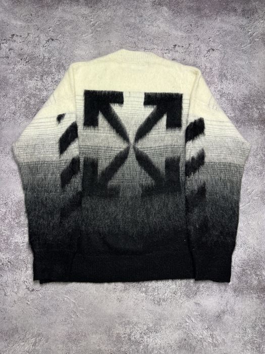 Off-White Gradient Mohair Sweater