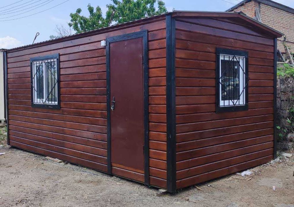 Дачний, садовий дім. Дерев'яний будиночок. 6х3м.