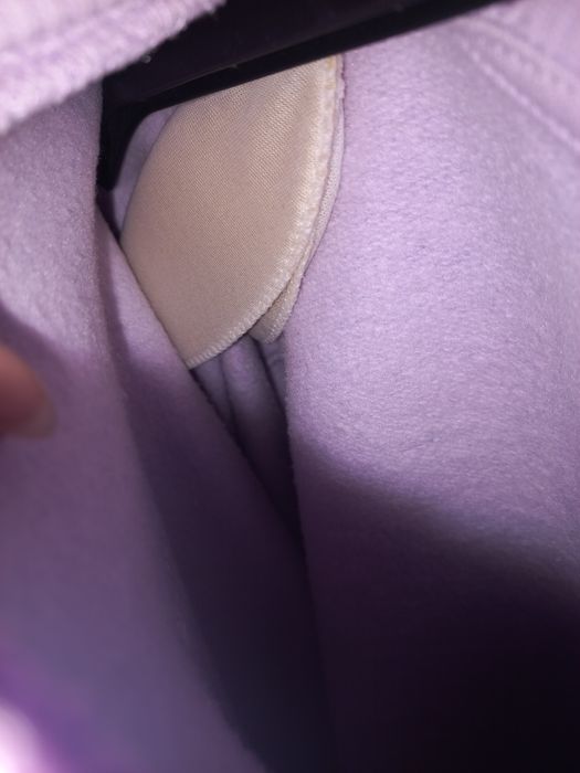 Liliowa bluza bez kaptura