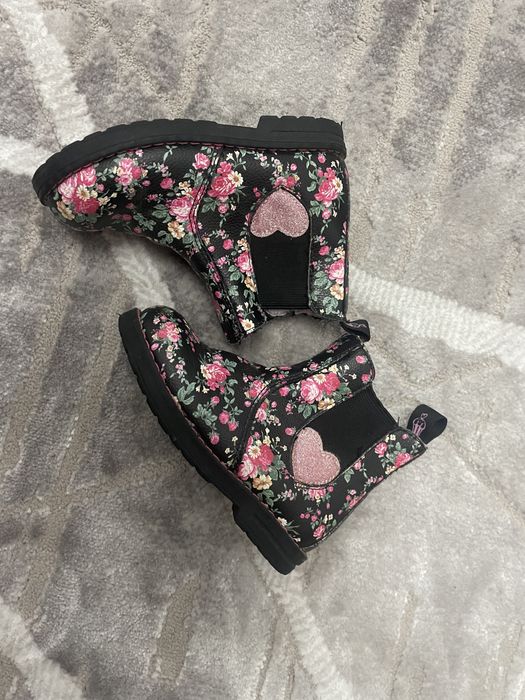 Осінні черевички чобітки для дівчинки