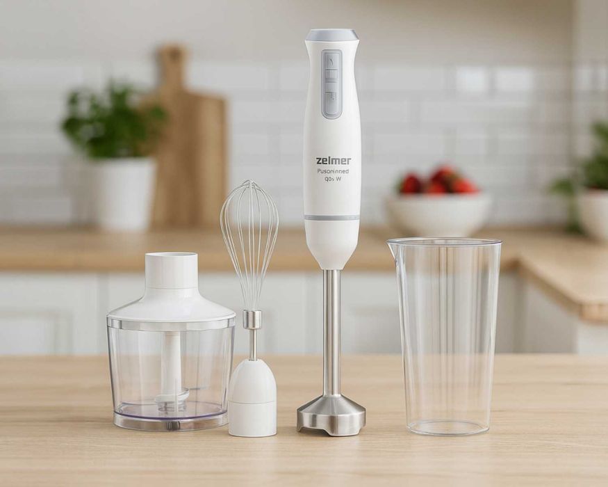 Blender Ręczny Zelmer 800W + Turbo + Szatkownica + Pojemnik WYSYŁKA24H