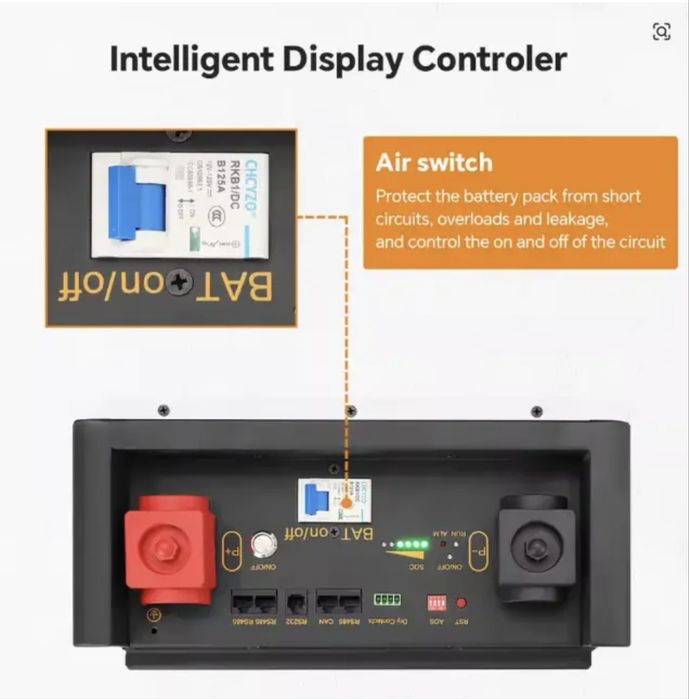 Jsdsolar LiFePo4 24V 100Ah 6000 циклів /100ah 200ah 300ah/ 12v 24v 48v